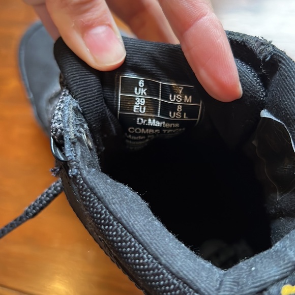 Dr. Martens Combs Tech Combat Boot Black - Picture 9 of 9